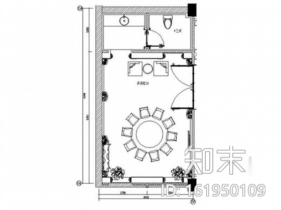 [天津]五星级特色婚宴酒店哥特厅包间装修图（含效果）cad施工图下载【ID:161950109】