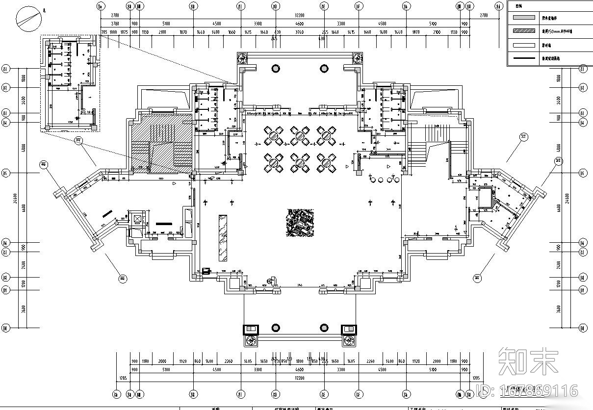 [广东]御景国际销售中心室内施工图设计（帝凯设计）施工图下载【ID:167869116】