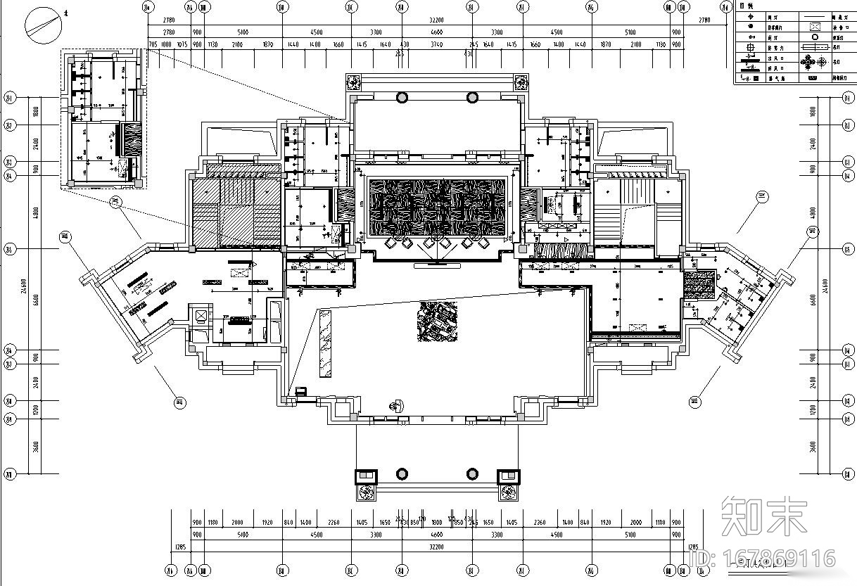 [广东]御景国际销售中心室内施工图设计（帝凯设计）施工图下载【ID:167869116】