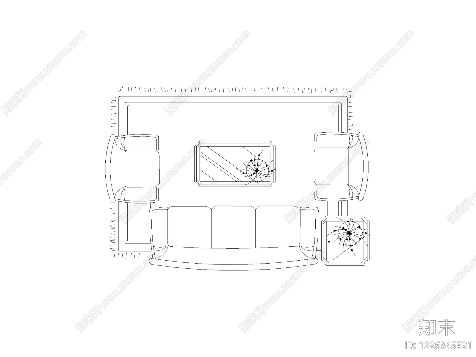 现代家装图库CAD图纸