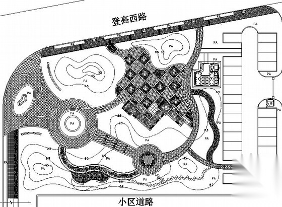 [福建龙岩]广场景观绿化工程施工图施工图下载【ID:161035139】
