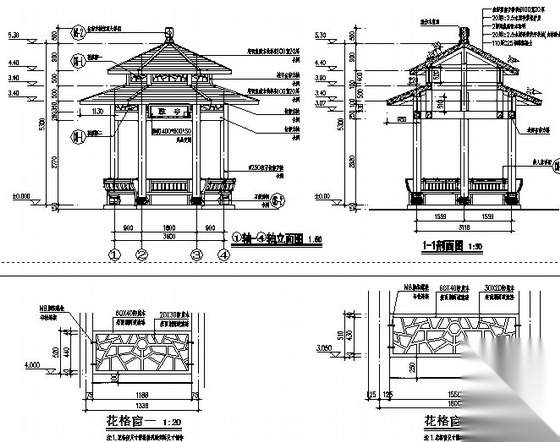 [福建龙岩]广场景观绿化工程施工图cad施工图下载【ID:161035139】