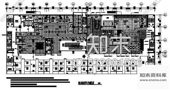 施工图经典大型美食广场图纸施工图下载【ID:532004536】