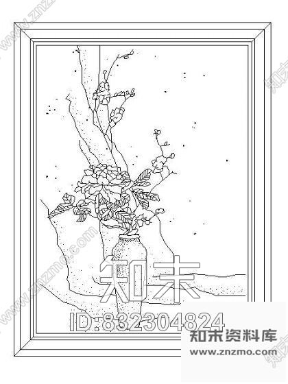 图块/节点装饰画图块全集cad施工图下载【ID:832304824】