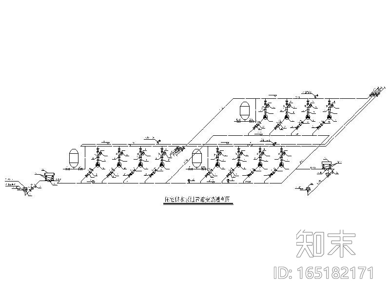 住宅建筑生活水泵房大样图CAD施工图下载【ID:165182171】