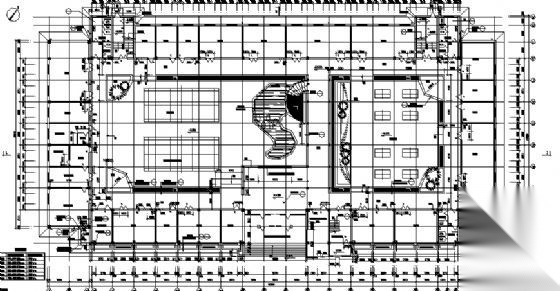 某四层办公楼建筑施工图cad施工图下载【ID:151424183】
