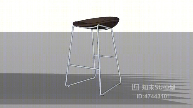 休闲凳SU模型下载【ID:917987467】