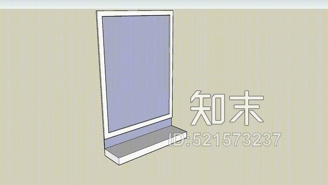 公共厕所镜SU模型下载【ID:521573237】