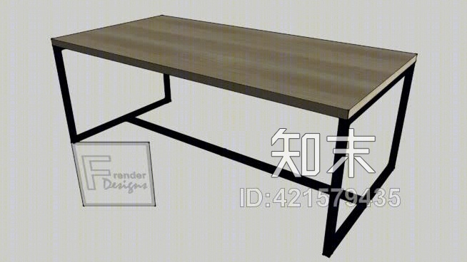 咖啡桌1200SU模型下载【ID:421579435】