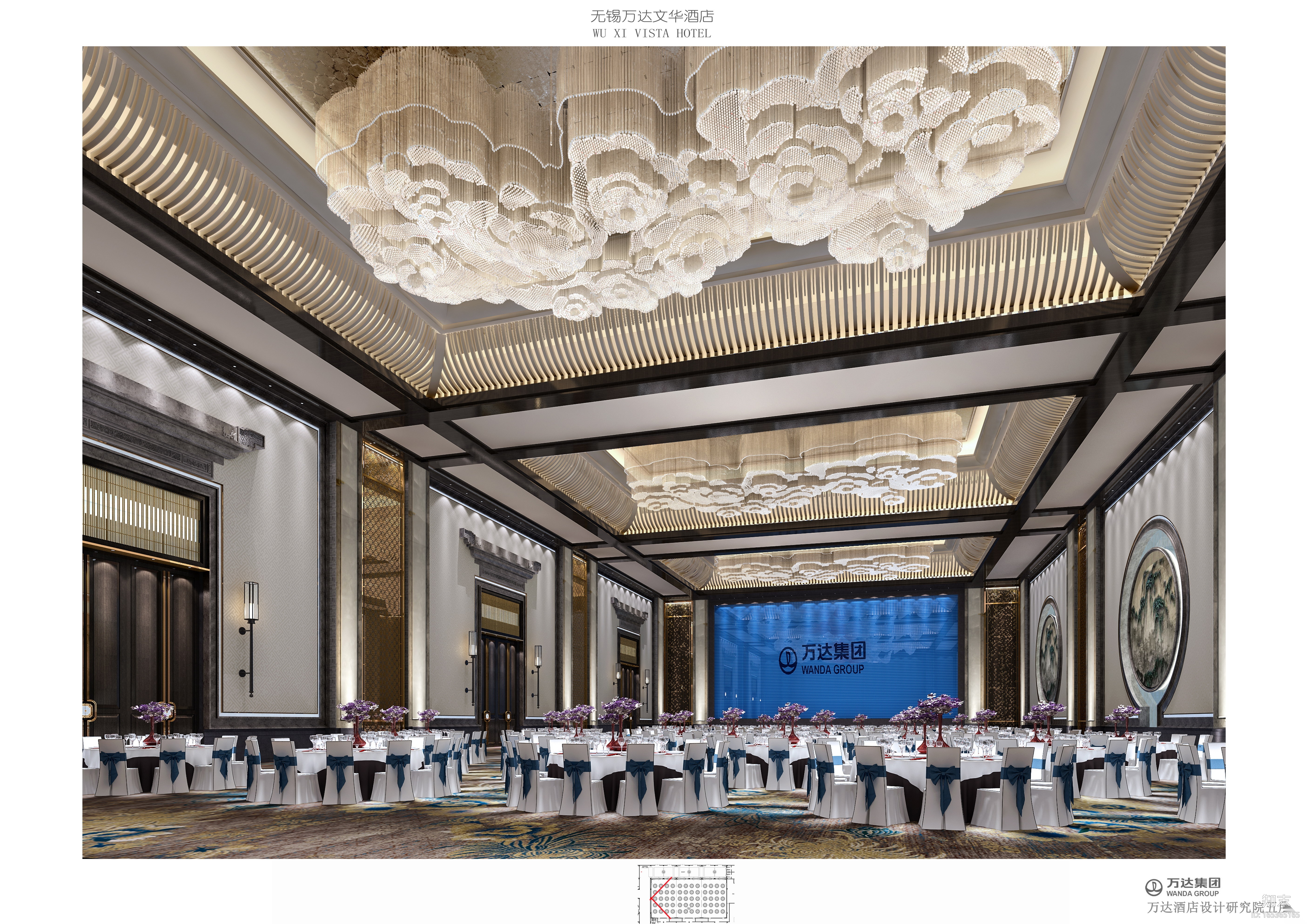 [江苏]知名地产文华酒店室内施工图+效果图cad施工图下载【ID:165365165】
