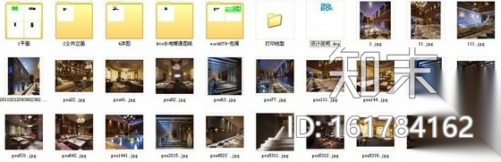 [浙江]高级娱乐会所Ktv室内装修施工图（含实景）cad施工图下载【ID:161784162】