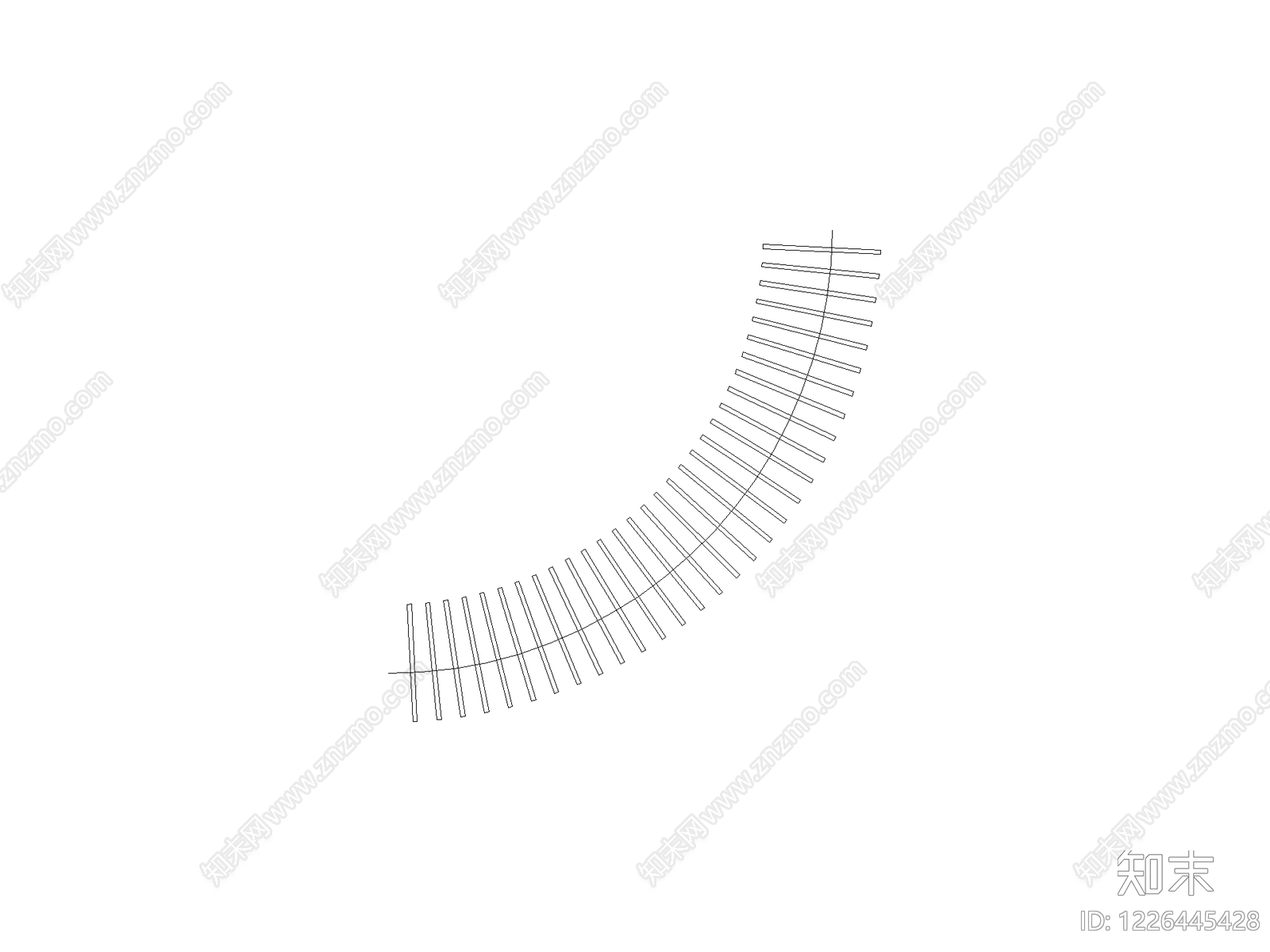 楼梯栏杆扶手CAD图纸