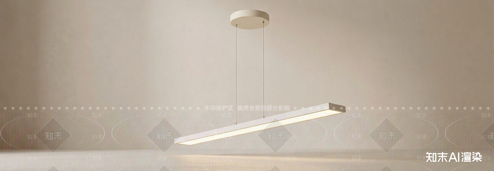 条形餐厅吊灯长条吊灯3D模型下载【ID:1227501156】