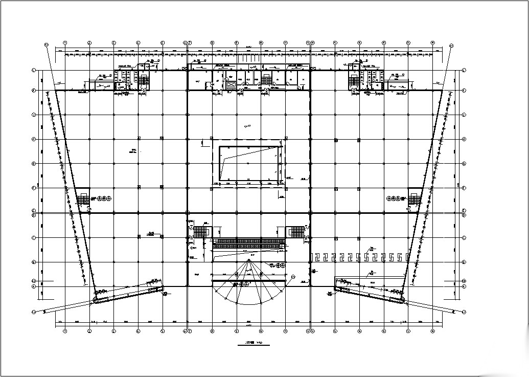 某超市商业建筑设计方案施工图CADcad施工图下载【ID:165605170】