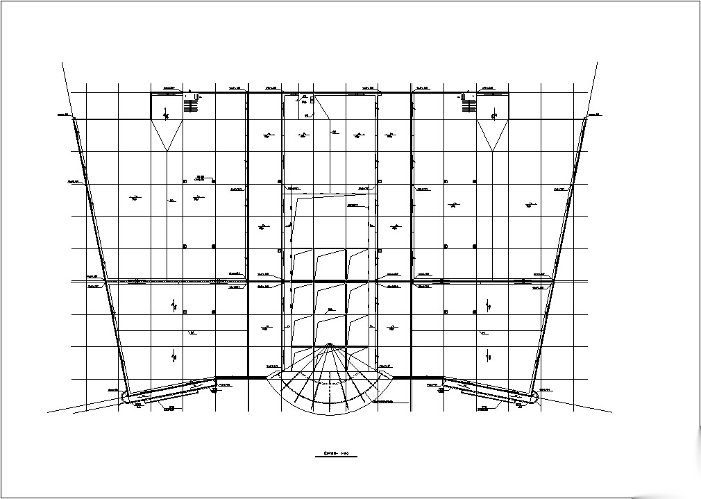 某超市商业建筑设计方案施工图CADcad施工图下载【ID:165605170】