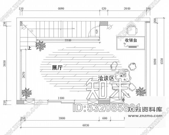 施工图深圳新型文化创意企业中式风格办公室装修施工图含效果施工图下载【ID:532085881】