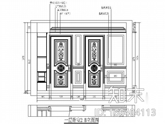 [深圳]奢华英伦风格别墅室内设计施工图（含高清效果图）cad施工图下载【ID:166404113】