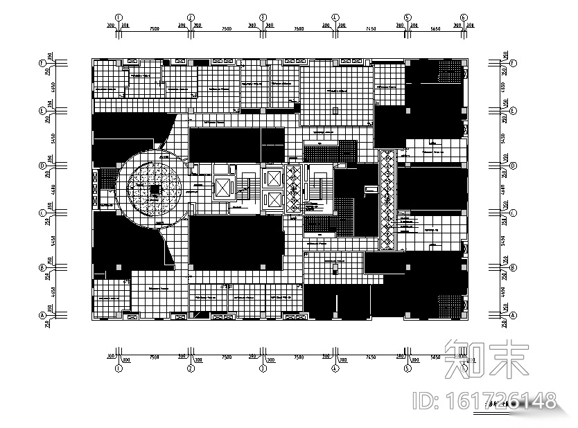 [天津]泰宇集团办公空间设计施工图（附效果图）cad施工图下载【ID:161726148】