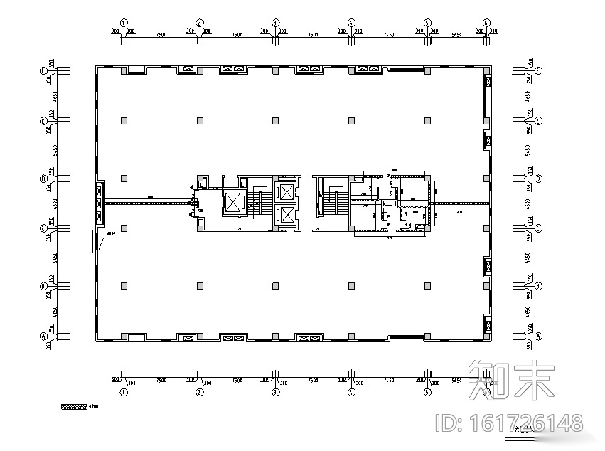 [天津]泰宇集团办公空间设计施工图（附效果图）cad施工图下载【ID:161726148】