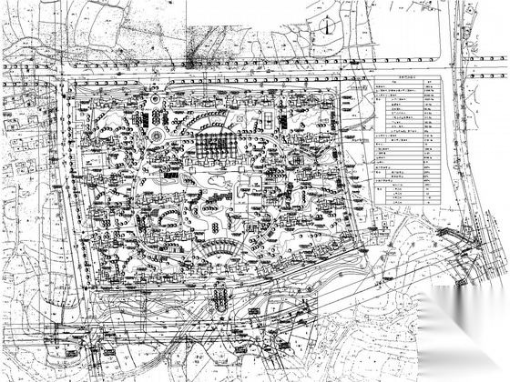 [北京]某居住区总平面规划设计图施工图下载【ID:167968197】