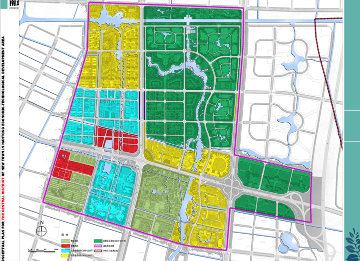 [江苏]南通经济技术开发区新城中心区概念性规划设计方案...cad施工图下载【ID:151718134】