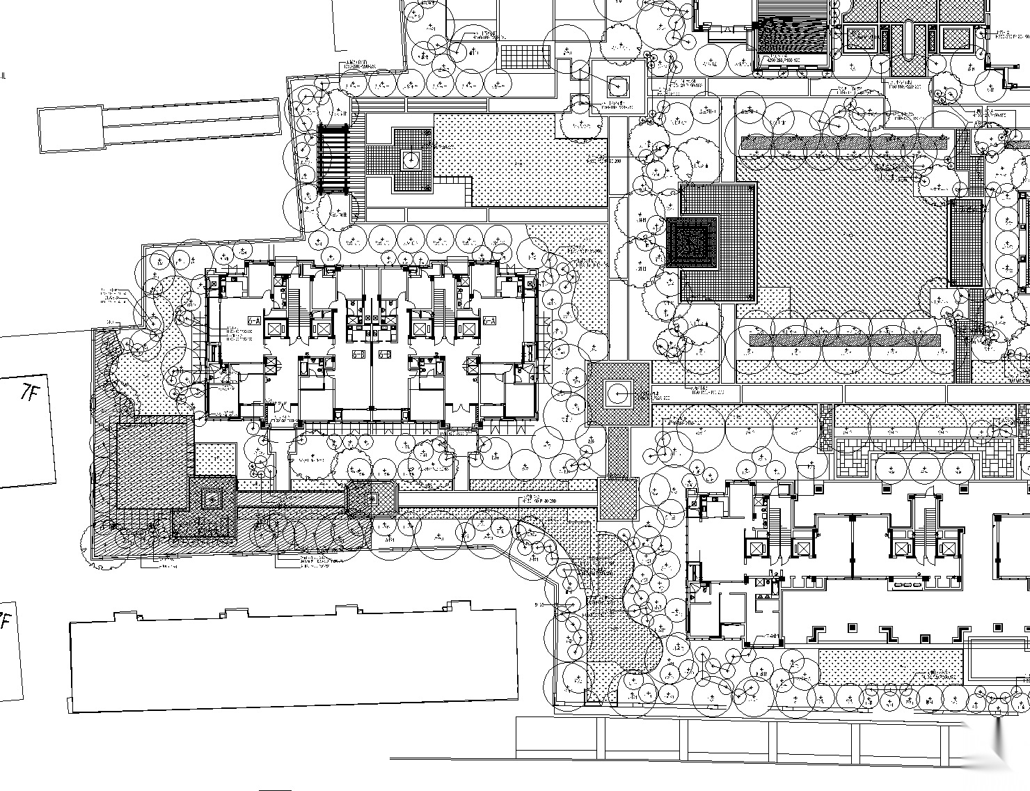 [浙江]杭州绿城新华园居住区植物CAD施工图施工图下载【ID:161019123】