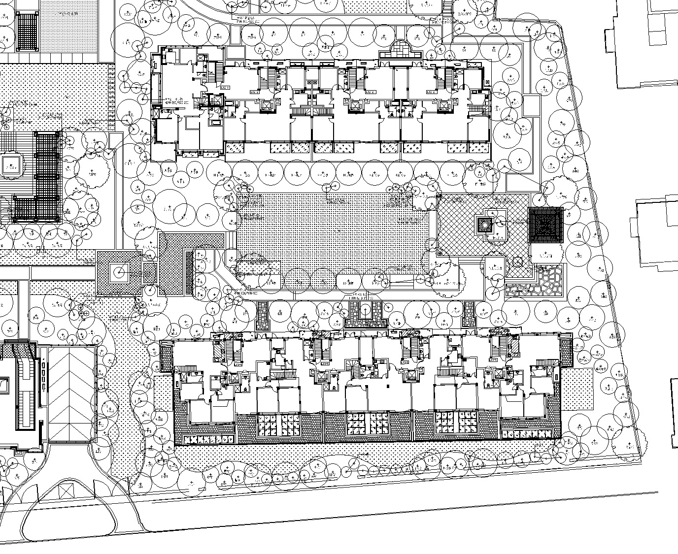 [浙江]杭州绿城新华园居住区植物CAD施工图施工图下载【ID:161019123】