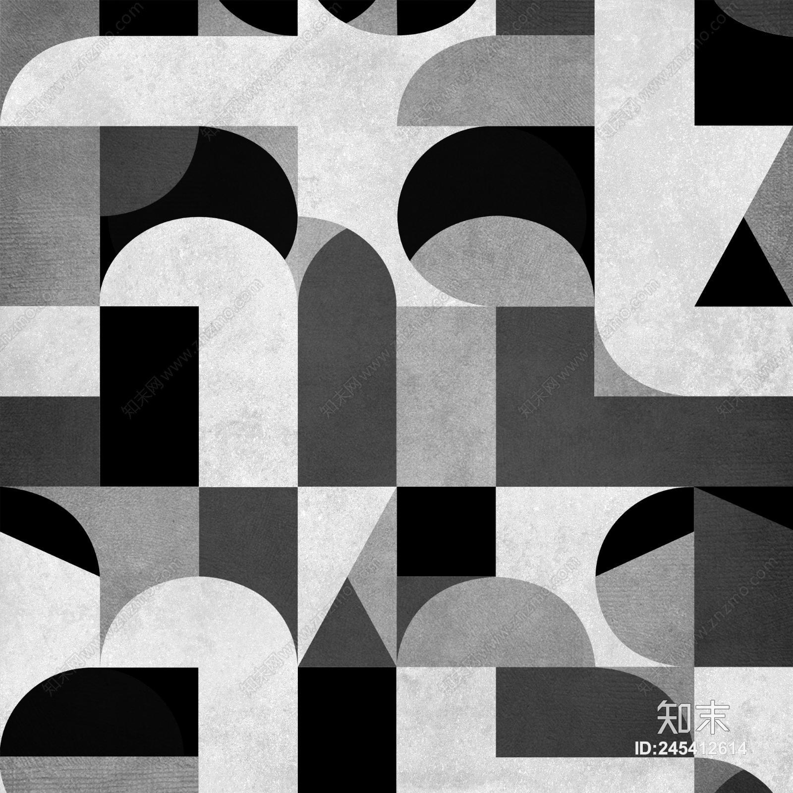 个性造型艺术壁画壁纸贴图下载【ID:245412614】