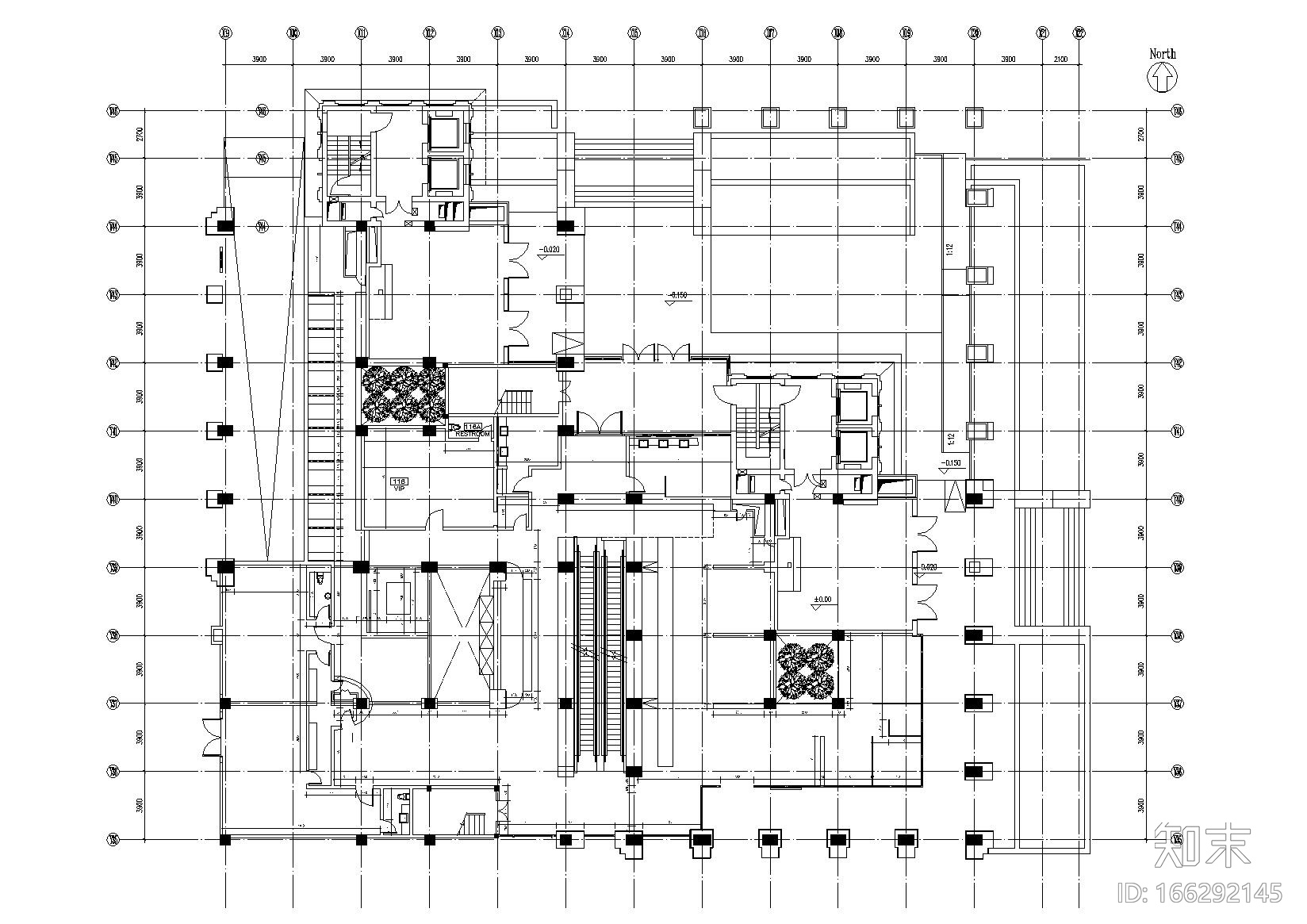 [北京]俏江南新理念餐厅施工图+材料+实景照cad施工图下载【ID:166292145】