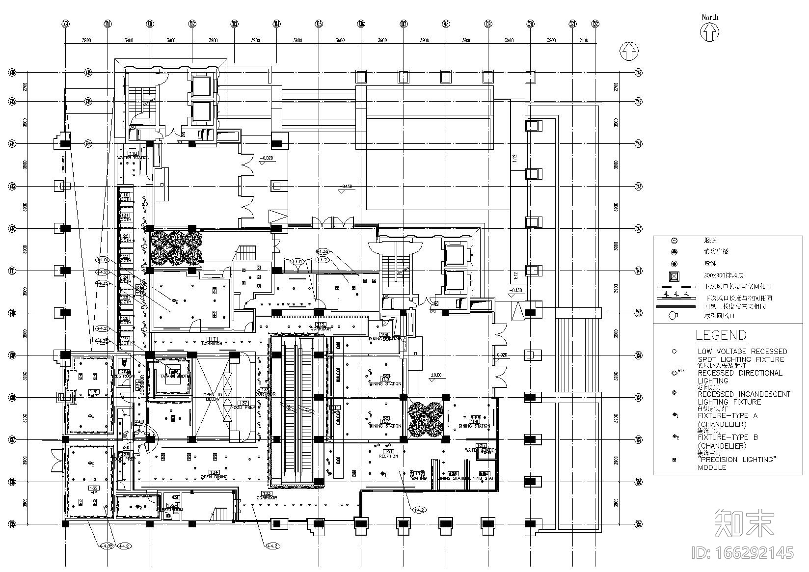 [北京]俏江南新理念餐厅施工图+材料+实景照cad施工图下载【ID:166292145】