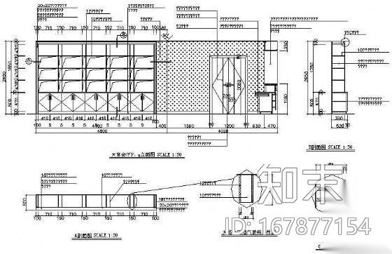 某宴会厅装修设计图施工图下载【ID:167877154】