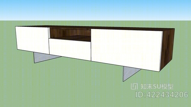 威尼尔逻辑电视柜SU模型下载【ID:422434206】