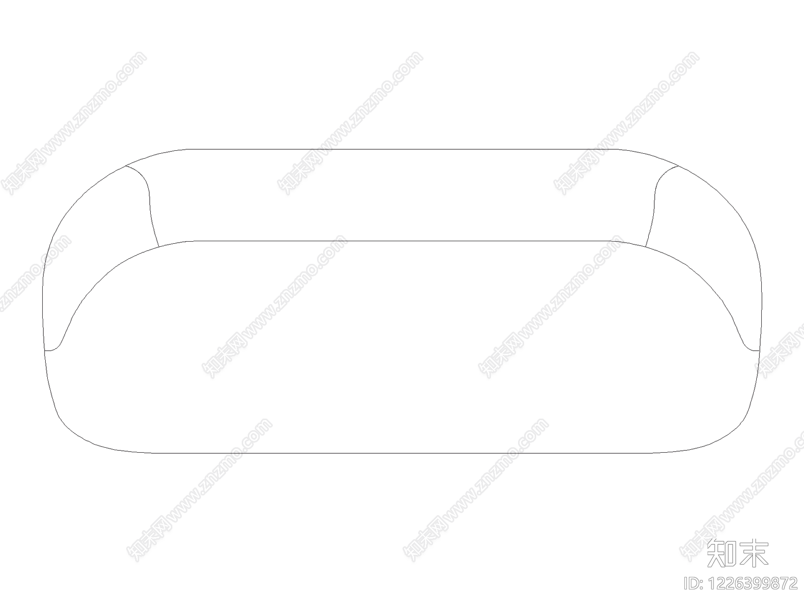 沙发cad施工图下载【ID:1226399872】