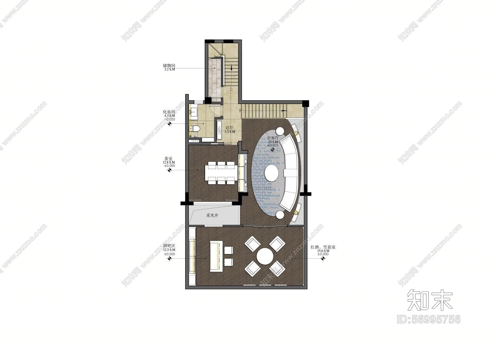 【梁志天】苏州雅居乐相城住宅丨叠墅A户型+E型复式丨深化方案+软装方案+施工图丨372M丨2017.01.06施工图下载【ID:56995756】