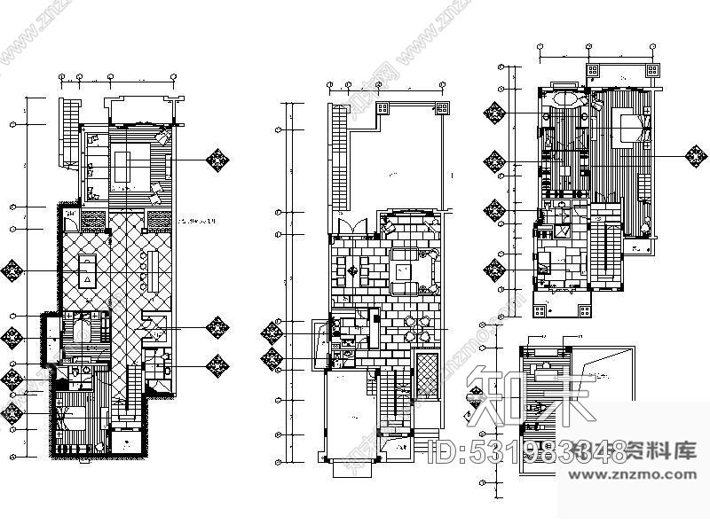 施工图深圳希腊风格高尔夫球会别墅施工图施工图下载【ID:531983348】