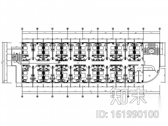 [常州]某大酒店客房部装修图（含效果）cad施工图下载【ID:161990100】