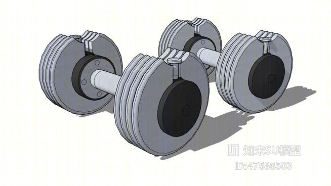 健身器材SU模型下载【ID:519294761】