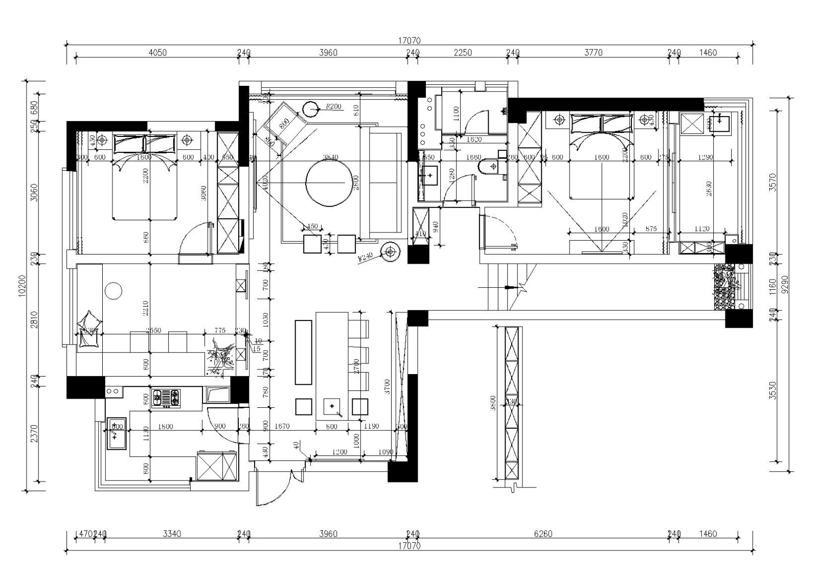 [浙江]-杭州富阳山水国际住宅施工图+效果图cad施工图下载【ID:160016107】