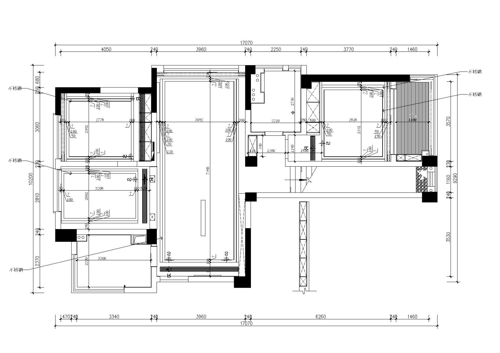 [浙江]-杭州富阳山水国际住宅施工图+效果图cad施工图下载【ID:160016107】