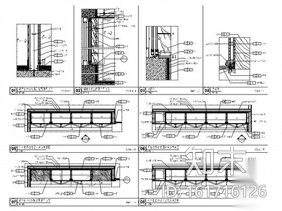 [甘肃]现代金融机构办公楼室内装修施工图cad施工图下载【ID:161716126】