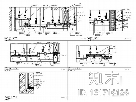 [甘肃]现代金融机构办公楼室内装修施工图cad施工图下载【ID:161716126】