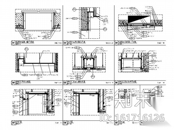 [甘肃]现代金融机构办公楼室内装修施工图cad施工图下载【ID:161716126】