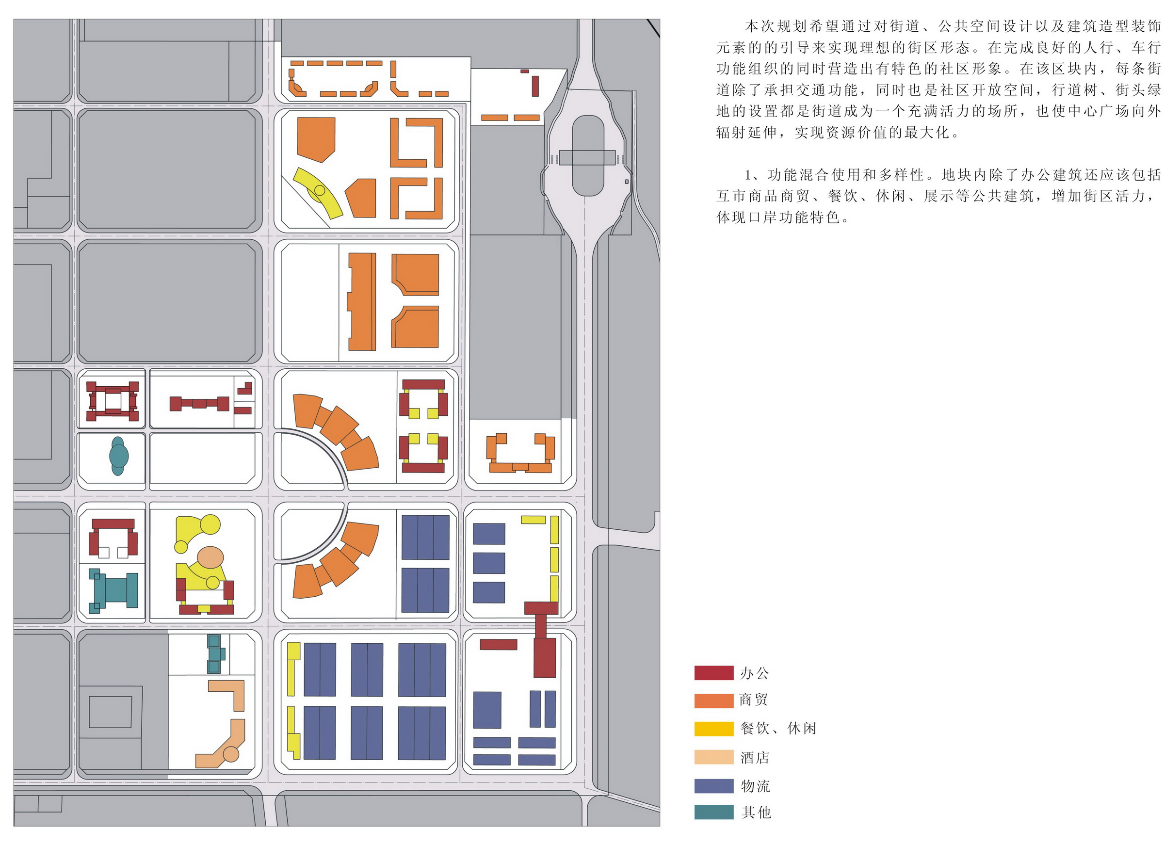 [内蒙古]甘其毛都口岸城镇中心城市设计文本cad施工图下载【ID:151717110】