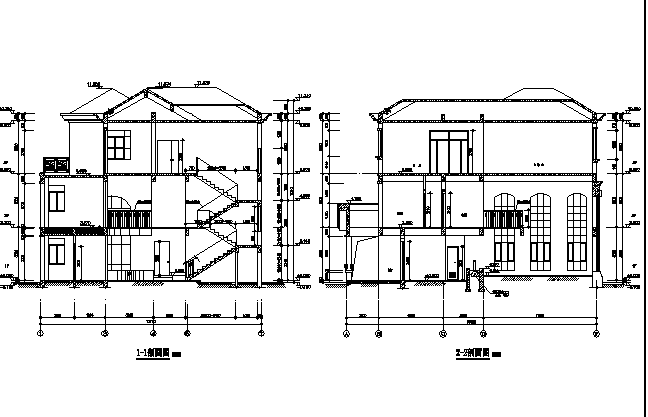 25套多层小别墅建筑施工图cad施工图下载【ID:149861117】