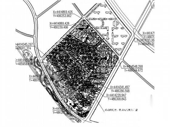 某350亩高档别墅区整体规划方案图cad施工图下载【ID:165739182】