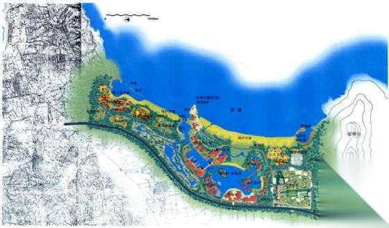 胶南市海滨旅游度假区规划方案施工图下载【ID:161064170】