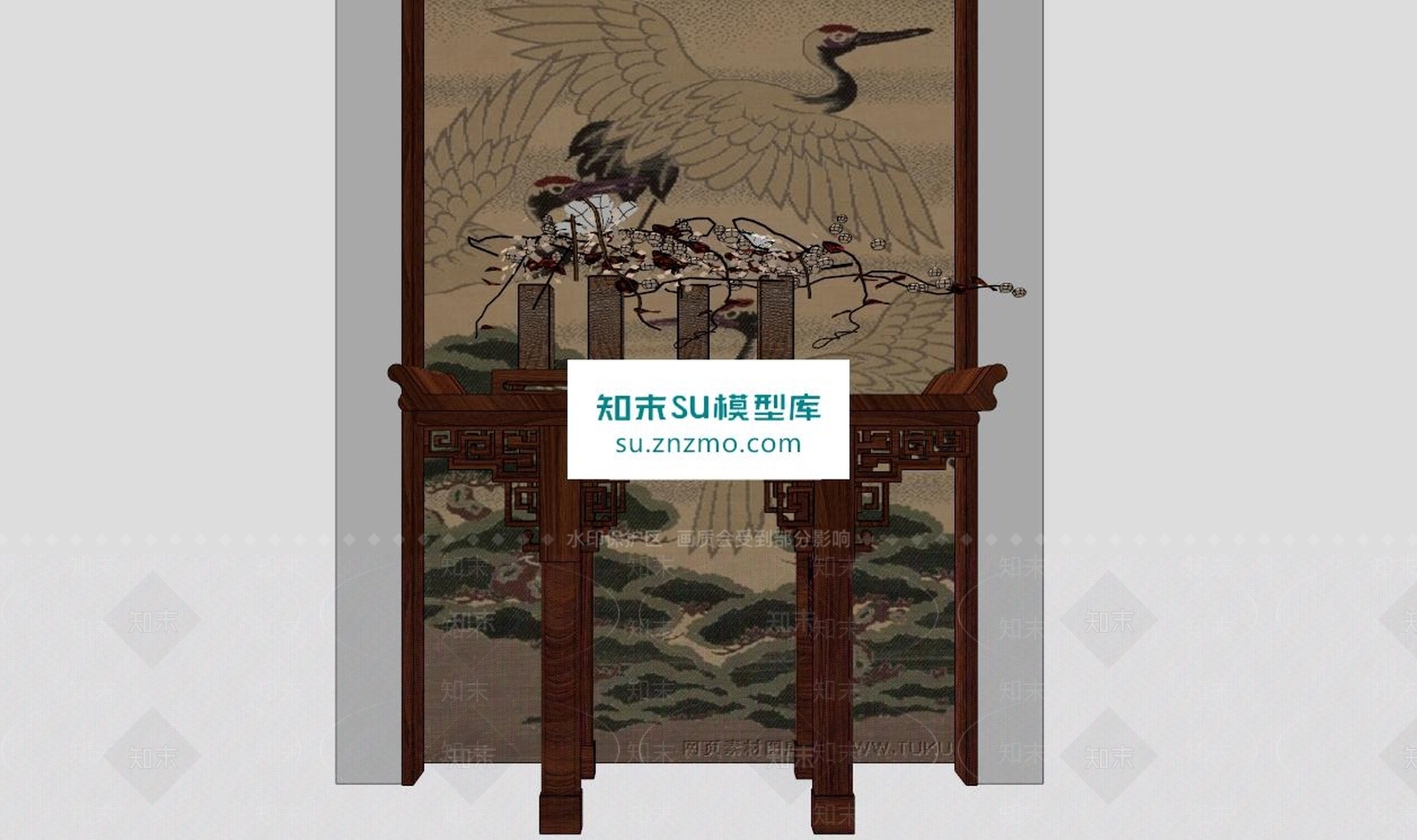 条案SU模型下载【ID:162383113】