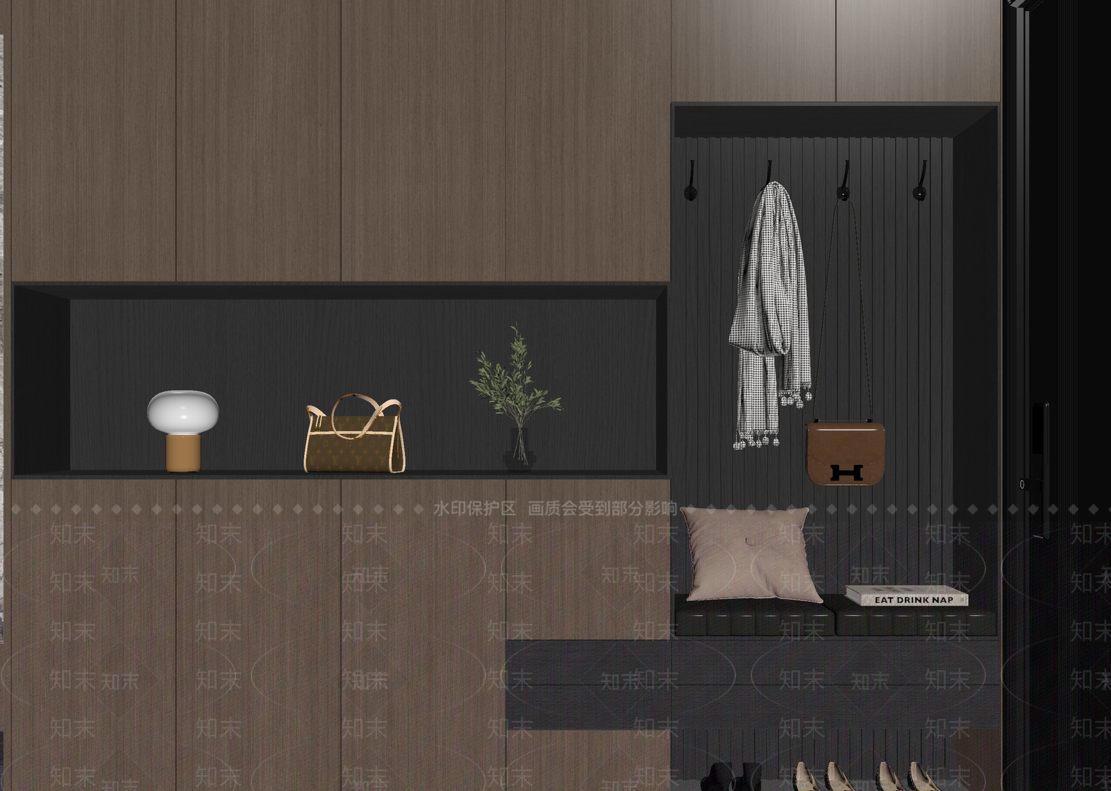 现代玄关3D模型下载【ID:1215194285】