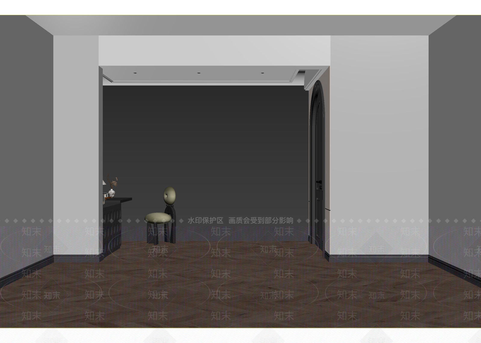 法式玄关3D模型下载【ID:1215167680】