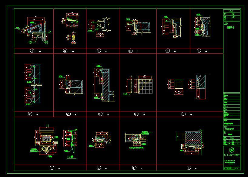 欧式风格三层建筑别墅设计（CAD+效果图）施工图下载【ID:149863173】